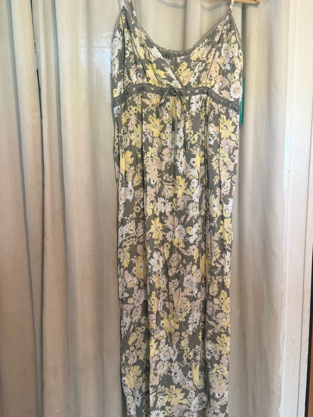 Stitch & Pine lightweight slip dress style with side slit size XL